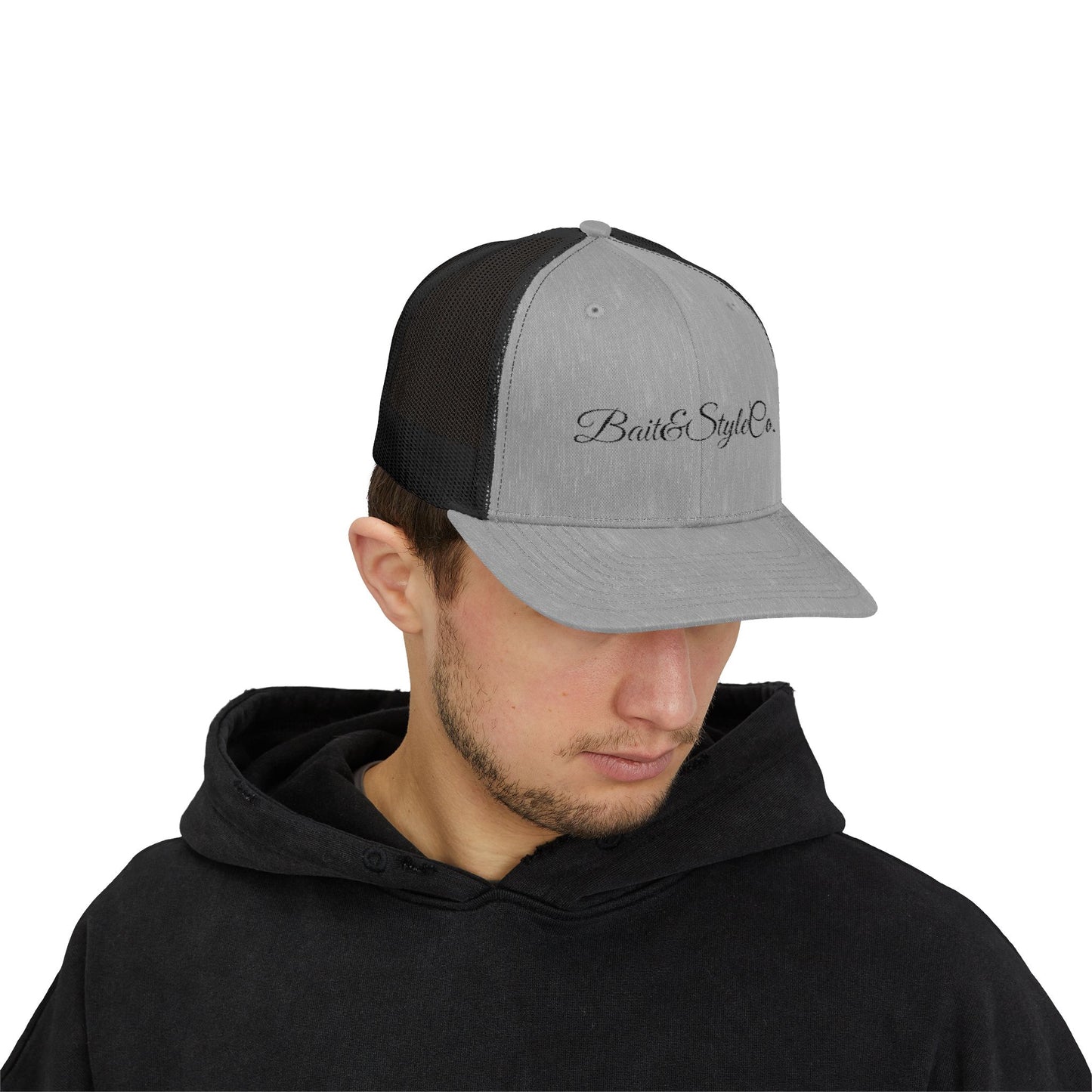Stylish Snapback Trucker Cap for Outdoor Adventures, Casual Wear, Gifts for Him and Her, Summer Festivals, Bait & Style Co.