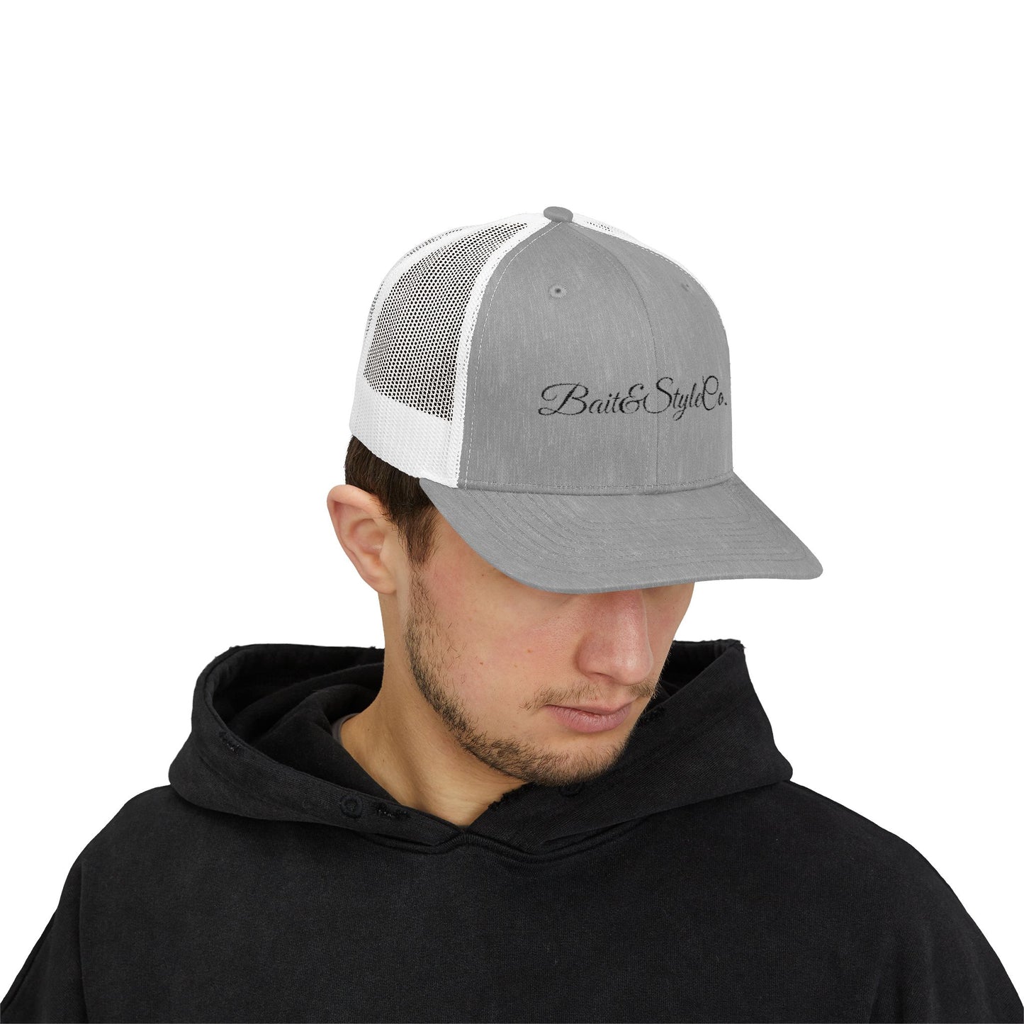 Stylish Snapback Trucker Cap for Outdoor Adventures, Casual Wear, Gifts for Him and Her, Summer Festivals, Bait & Style Co.